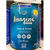 Image 2 : CO-OP Imagine Premium Interior Eggshell Paint & Primer, 873 ml Lot of 2