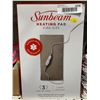 Image 2 : Sunbeam Heating Pad, King Size, 3 Heat Settings, 12 in x 24 in