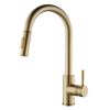 Image 1 : Kitchen Faucet Gold Modern Pull Out Kitchen Faucets Stainless Steel Single Handle Kitchen Sink Fauce