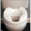 Image 1 : Homecraft Savanah Raised Toilet Seat, 6â€³ High Elevated Toilet Seat Locks Onto Toilets