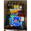 Image 1 : Assorted Lot of Snack and Drink Lot, Including Pringles, Haribo, and LaCroix