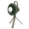 Image 1 : Camelion Rechargeable Camping Fan with LED Light and USB Charging