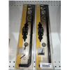 Image 3 : Cane Bolt Gate Drop Rod Kit 18 inch Solid Steel Cane Bolts Heavy Duty Gate Drop Rod for Wood Fences 