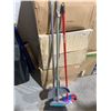 Image 1 : Lot of Vileda 3 Action Broom, Dustpan, and Broom Set