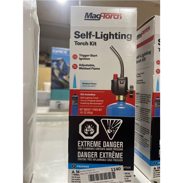 MagTorch MT525 Self-Lighting Torch Kit with Adjustable Flame
