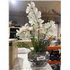 Image 1 : Artificial Orchid, White, 20-Inch
