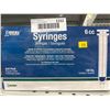 Image 1 : Ideal Instruments 6cc Syringes, 100 Quantity for Veterinary Use