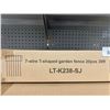 Image 2 : 7-Wire T-Shaped Garden Fence With 20 Pcs, 20 Ft,Â