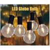 Image 1 : Brightech Ambience Pro Globe LED String Lights, 1W, 26 Ft, Black Wire