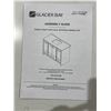 Image 2 : Glacier BayÂ Romali 48-inch W 3-Drawer 4-Door Freestanding Vanity in Black With Artificial Stone Top