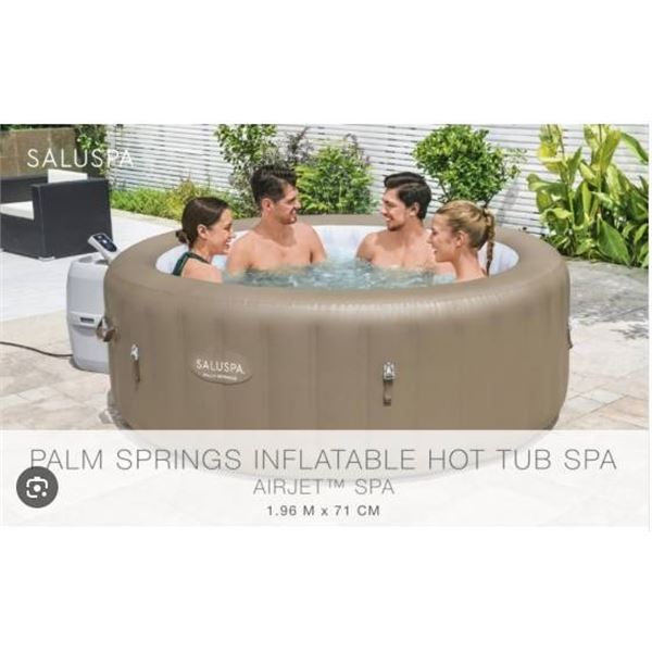 SaluSpa Palm Springs AirJet Inflatable Hot Tub Spa 4-6 person