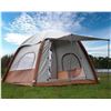 Image 1 : Upgrade Inflatable Camping Tent with Pump, Easy Setup 4 Season Glamping Tent, 2-4 Persons Waterproof