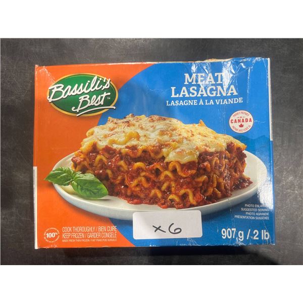 *FROZEN*Â  Â Basilâ€™s Best Meat Lasagna 6Ã—2 lb Trays