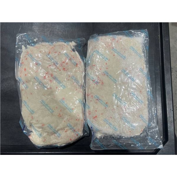 *FROZEN*Â Â Aquamar Imitation Crab Meat â€“ Two Vacuum-Sealed Packs Aprix 3 Lbs Ea