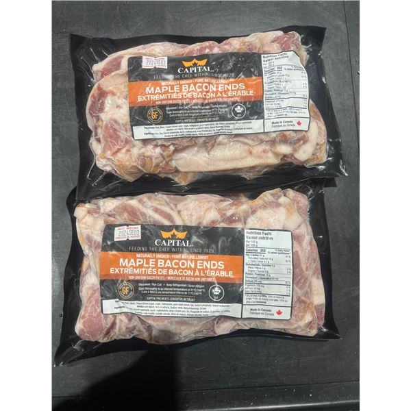 *FROZEN* Capital Maple Bacon Ends, Naturally Smoked, 2 x 1KG