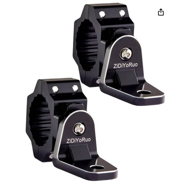 ZIDIYORUO  UTV Whip Light Mount – Easy to Install on 1.75″ to 2″ Roll Bar