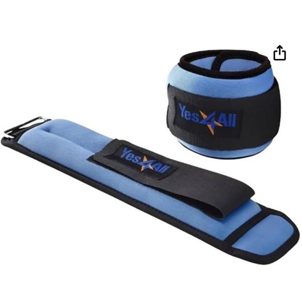 Yes4All Wrist / Ankle Weight Neoprene – 2 lb, Blue