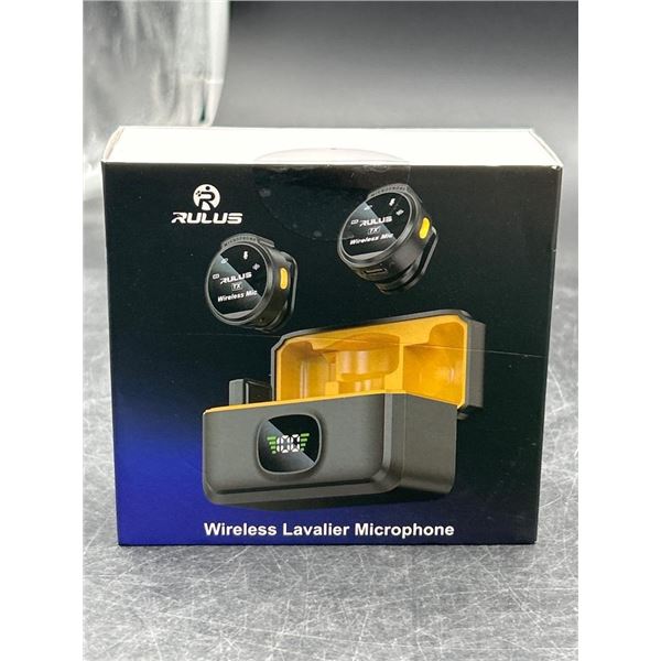 RULUS Wireless Lavalier Microphone for Type-C and iPhone Devices