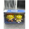 Image 2 : Pixar Toy Story Alien Salt and Pepper Shakers by Enesco