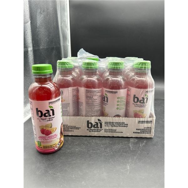 Bai Raspberry Lemon Lime WonderWater 12 x 533 mL Bottles