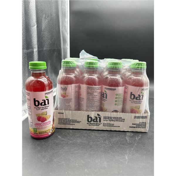 Bai Raspberry Lemon Lime WonderWater 12 x 533 mL Bottles