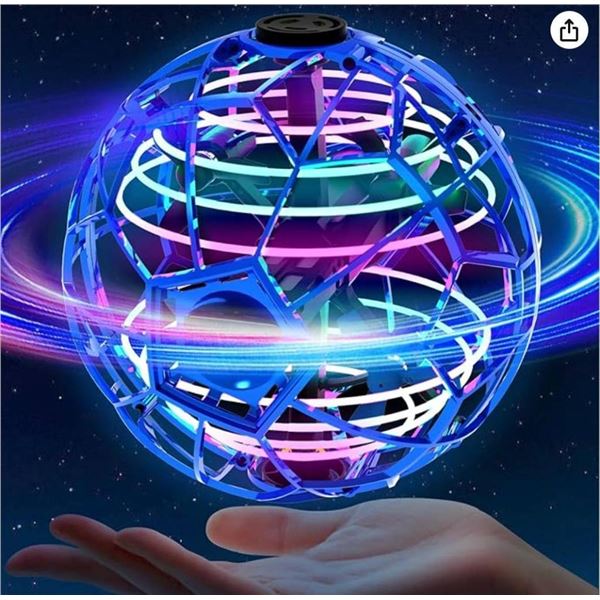 UranHub Flying Orb Bal F02 Flying Spinner 4-Axis Mini Drone with 30 Min Flight Time, Boomerang Ball 