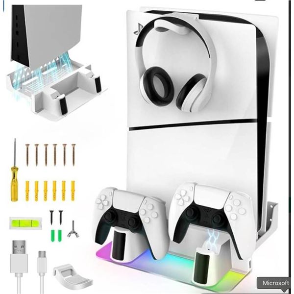 Wall Mount With Controller Charging Dock for PS (DISC & Digital) – Model WGProX5