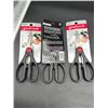 Image 2 : Set of 3 Good Cook Multi-Purpose Scissors with Stainless Steel Blades
