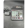 Image 1 : Audio Mixer with Multiple Channels and Power Adapter