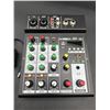 Image 2 : Audio Mixer with Multiple Channels and Power Adapter