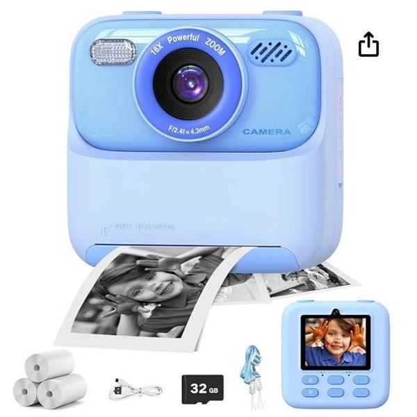 Kid Camera Instant Print Photo