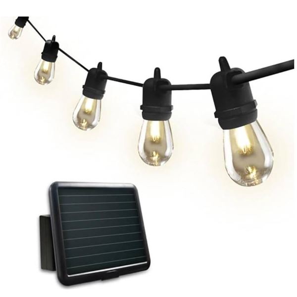 Sunforce Outdoor String Lights With Solar Battery (3600mAh)