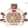 Image 1 : Fast Push Button Game Device With Bear Design For Ages 3+