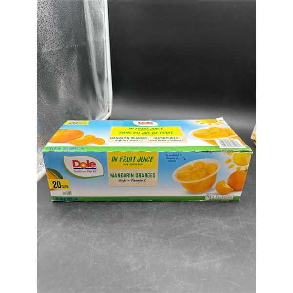 Dole Mandarin Oranges in Fruit Juice, 20 Cups x 107ml