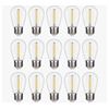 Image 1 : 15 Pack S14 LED String Light Bulbs, 1W Shatterproof & Waterproof Outdoor Indoor Replacement Bulbs