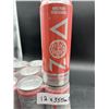 Image 3 : ZOA Zero Sugar Energy Drinks, White Peach – 355ml (Pack of 12)