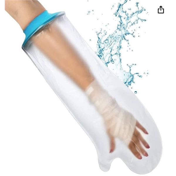 Waterproof Arm Cast Cover for Shower Adult,Soft Comfortable Watertight Seal to Keep Wounds Dry,Bath,