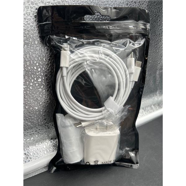 Car and Wall Charger with 6ft C2C Cable,