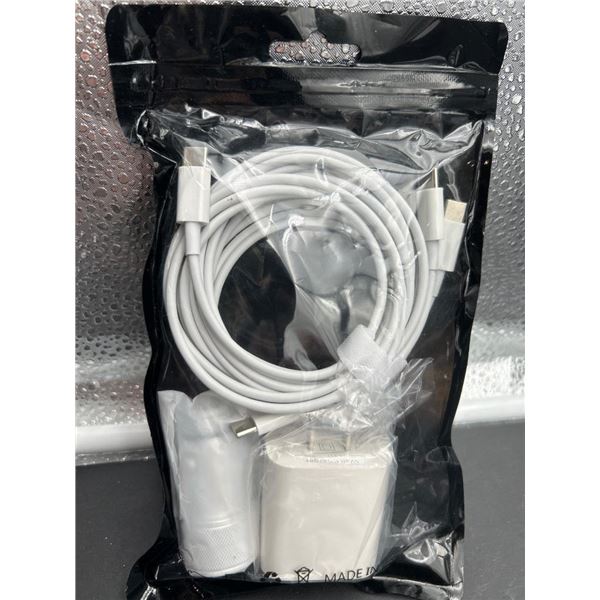 Car and Wall Charger With 6FT C2C Cable