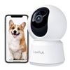 Image 1 : Laxihub 360° View 2K Pet Camera with Phone App, Indoor Security Camera, P2T Baby Monitor, Pan/Tilt, 
