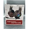 Image 3 : Ozeino ZW1 Black-Red Gaming Headset for PC, PS4, PS5, and Xbox