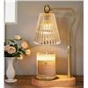 Image 1 : Candle Warmer Lamp with Timer and Dimmer Adjustable Height, Candle Warmer with 2 Bulbs for Scented J