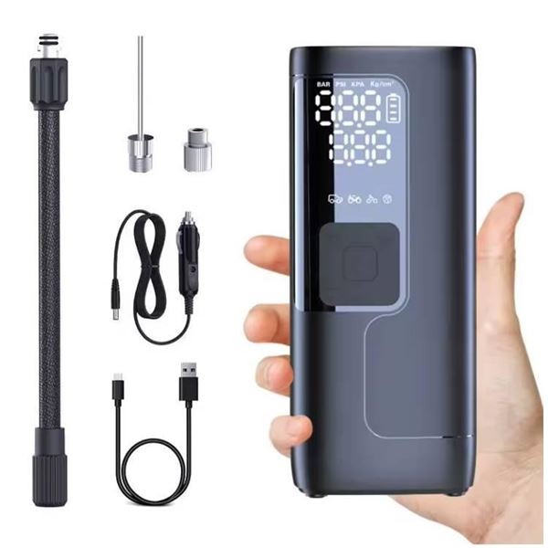 Smart Air Pump, Battery Powered & 12V DC, Digital Display