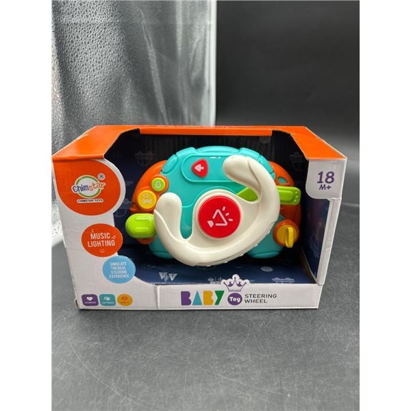 Baby Steering Wheel Toy With Music and Lighting Features, 18 Months and Up