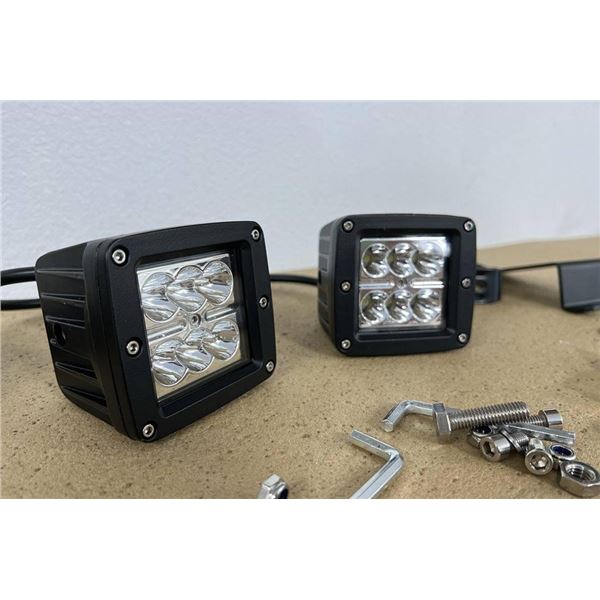 LED Off-Road Lights with Wiring Components
