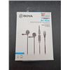 Image 2 : BOYA BY-M2D Digital Dual Lavalier Microphones with Lightning Connector