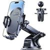 Image 1 : Miracase Phone Holder Mount for Dashboard, Air Vent and Windshield