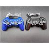 Image 2 : Set of 2 Dual Analog Game Controllers – Black and Blue