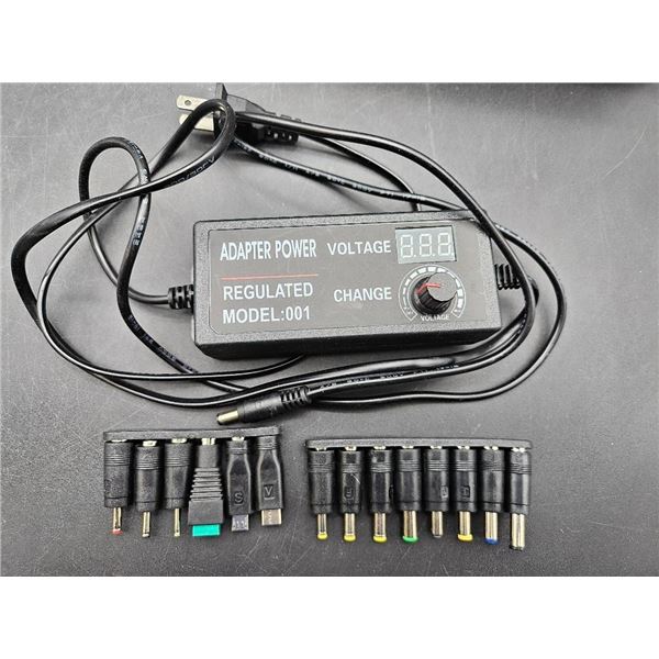 Adjustable Power Adapter Model 001 With Multiple Connectors