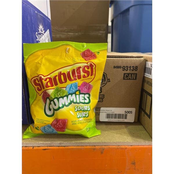Starburst Gummies Sours Candy 164g Pack (Case of 12)